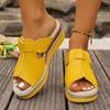 Sandalias de Velcro de Talla Grande Transfronteriza del Sudeste Asiático de Suela Gruesa para Mujer, Sandalias de Playa Ligeras de Punta Abierta para Comercio Exterior Ebay