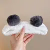 Diadema de Felpa Color Café Original y Linda para Mujer, Nuevo Modelo 2025, Diadema de Oso para Fotos de Fiesta, Accesorio para el Cabello de Diadema Ambiental