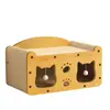 Placa Arranhador para Gatos Transfronteiriça Ninho para Gatos Integrado Villa para Gatos Superdimensionada Ninho Superdimensionado Arranhador para Gatos Resistente ao Desgaste Sem Farelos Parede Vertical