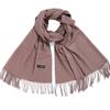 Nuevo invierno europeo y americano para hombres y mujeres, bufanda chal monocolor, venta al por mayor de fábrica, bufanda chal de imitación de cachemira de color sólido, afelpado