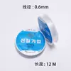Hilo Elástico Transparente de Cristal Coreano Hilo de Pesca para Abalorios Material para Hacer Pulseras de Perlas Joyería