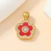 Pingente Individual Transfronteiriço Aço Inoxidável Pingente Joias Moda Elegante Flor Estrela Lua Coração Pingente DIY Acessórios