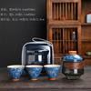 Geyao pintado à mão Suíte Tea Set terno Portable Express Cup One Pot Three Cups Company Reunião Anual Business Celebration Gift