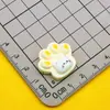 Clip para Pelo de Pata de Gato Lindo de Dibujos Animados Agarrador de Carcasa de Teléfono Móvil Pegatinas de Refrigerador DIY Accesorios de Resina de Pegamento Cremoso