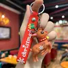 Novo Pingente Chaveiro Papai Noel, Árvore de Natal, Boneco de Neve, Decoração de Carro, Presente Criativo para Crianças, Itens para Feira