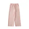 Pantalones deportivos casuales para niñas Wulibu, nuevo estilo de otoño, a juego padre-hijo, pantalones jogger a prueba de viento, pantalones rectos simples holgados