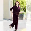 Conjunto de Dos Piezas para Madres, Primavera y Otoño 2026, Chaqueta Casual para Personas de Mediana Edad y Mayores, Corte Delgado, Rejuvenecedor, Elegante Conjunto de Moda