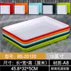 Vajilla de Melamina, Plato Rectangular Tipo Porcelana para Comida Cocinada, Brochetas, Platos Fríos, Uso Comercial, Plato de Exhibición para Platos Estofados y Productos de Pato