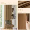 Cortinas de Linho Grosso com Textura de Grão de Arroz e Algodão-Linho Modernas Minimalistas, Modelagem em Alta Temperatura, Design Moderno Simples Estilo Europeu, Medição no Local