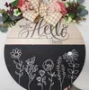 Plantilla Popular de Flores Silvestres de Amazon para Impresión DIY y Diseño de Letreros para Puertas de Arte de Pared