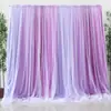 Cortinas de Casamento Fundo Cortinas de Gaze Tecido de Palco Cortinas para Decoração de Cena de Transmissão ao Vivo Tecido de Casamento Cortinas Parede de Fundo Sonhador
