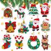 2025 Novo Chaveiro Pintura Diamante Pingente Natal Halloween Venda Quente Transfronteiriça Quebra-cabeça Desenho Animado 5D Pintura Decorativa DIY