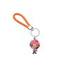 Llavero de cuerda trenzada creativo de la serie Amazon Pink Hat, llavero de cuerda de cuero con dibujos animados de Dunhuang, accesorios para llaves