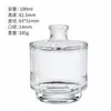 Nova Garrafa Difusora de Aroma Sem Chama Espessa 100ml 200ml Garrafa Difusora de Aroma Redonda Escalonada Decoração de Casa Garrafa de Vidro para Aroma