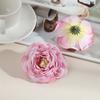 Cabezas de Flores de Camelia Artificiales de 7 cm para Muros de Flores de Boda, Caja de Regalo Hecha a Mano para Bricolaje, Accesorios de Corona de Flores de Peonía Pequeña Estilo Europeo