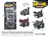 Juguete de motocicleta de dinosaurio para niños transfronterizo, de fricción, todoterreno de simulación, dinosaurio de cuatro ruedas, de fricción, para niños