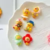 Accesorios de Resina para Manualidades de Dibujos Animados Joyería Tarjeta Mediana Pato Bebé Pegamento de Crema Pasador Hecho a Mano Funda para Teléfono Móvil Hebilla de Zapato Accesorios