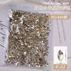 1440 Diamantes de fondo plano de forma especial Super Flash Mini Cristal K9 Uñas de diamante DIY Joyería de uñas de diamante al por mayor