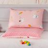Funda de almohada de terciopelo de frijol, algodón puro, para todas las estaciones, para niños de jardín de infantes, funda de almohada de algodón para niños, con cremallera, antiácaros, especial para jardín de infantes