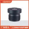 Chuangan Optoelectronics Lente Óptica 2,23 mm 1/2,8" IP69 à Prova d'Água 8 Megapixels F2.0 Ultra Grande Angular