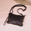 Clutch para hombre, bolso de negocios, bolso bandolera, bolso mensajero, bolso de mano moderno de cuero curtido vegetal, cuero para hombre, clutch de cuero