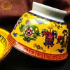 Cuencos Estilo Tíbet, Cuencos de Cerámica Tíbet Coloridos Bajo Esmalte, Cuencos de Arroz para Estudiantes, Cuencos con los Ocho Símbolos Auspiciosos, Cuencos Dragón para Té de Mantequilla, Cuencos Estilo Étnico, Otros Tipos Disponibles