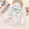 Chaqueta Infantil Estilo Coreano Transfronteriza 2026 Primavera/Verano Nueva Cortavientos con Capucha para Niñas Cardigan