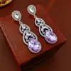 Pendientes de aguja de plata nuevos de alta calidad, pendientes geométricos retro para mujer, accesorios de Yiwu, joyería vintage al por mayor