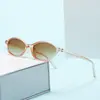 Gafas de Sol Ovaladas Pequeñas de Moda para Mujer 2025 Nuevo Estilo Europeo y Americano Ins Estilo Callejero Gafas de Sol con Personalidad Tendencia