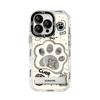 Lindo Soporte de Pata de Cachorro Adecuado para Funda de Teléfono Apple 15 14 Modelo Popular 18Pm Superficie de Espejo 17 Anti-Caída iPhone 16