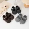 Zapatos de Algodón de Terciopelo para Niñas 2026 Otoño/Invierno Nuevo Estilo Coreano Versátil para Bebé Zapatos de Algodón de Suela Suave con Plus de Terciopelo Zapatos de Princesa para Niña