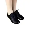 Zapatos de Cuero Casual Antideslizantes de Suela Blanda con Tacón Grueso Otoño Nuevo Estilo Chino Zapatos de Cuero Suave para Mujer Punta Redonda con Cordones Tacón Bajo Zapatos para Madres de Mediana Edad