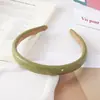 Tiara Fina de Couro PU Estilo Coreano para Mulheres, Presilha de Cabelo Versátil e de Alta Qualidade, Headband Vintage para Lavar o Rosto, Acessório de Cabelo