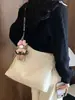 Bolso de hombro de gran capacidad estilo coreano para mujer, bolso tote retro moderno estilo ins, bolso cruzado ligero de gran capacidad para el día a día
