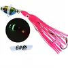 Isca Polvo Luminosa para Pesca Noturna com Anzol, Isca Artificial Lula para Pesca em Águas Profundas, Jig para Slow Jigging, Atacado do Fabricante