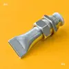 Boquilla de Soplado de Aire de Acero Inoxidable Punta Deflector Enfriamiento por Soplado Boquilla Ventilador Forma de Abanico Ranura Plana Conexión Rápida Cuchillo de Aire Pico de Pato