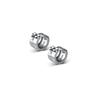 Nalan Plata S925 Cara Ancha Flor de Coche Hebilla Redonda para Oreja Verano Simple Joyería Elegante para Orejas de Hombres y Mujeres M01864