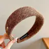 Diadema de Borde Ancho para Otoño e Invierno Estilo Coreano para Mujer Diadema Alta para la Parte Superior de la Cabeza Hace que la Cara Parezca Más Pequeña Sensación de Alta Calidad Pinza para el Cabello Accesorios para el Cabello Antideslizante Pinza para el Cabello Goma para el Cabello
