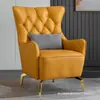 Sofá de Um Lugar Estilo Americano Luxo Leve Moderno Simples Designer Nórdico Varanda Sala de Estar Hotel Encosto Alto Casual Cadeira Tigre