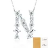 Collar de moda de comercio exterior estilo ins de lujo ligero nicho, nuevo accesorio de collar 925 de plata transfronterizo que no se decolora para mujeres en verano