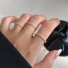 Anillo de encaje con diseño de nicho, estilo fresco y dulce, en plata esterlina S925 de Nalan R02254