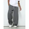 Pantalones Deportivos Casuales Estilo Americano para Hombre de Comercio Exterior Transfronterizo, Nuevos Pantalones Largos Rectos de Pierna Ancha Sueltos para Primavera y Otoño 2025