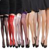 Medias Lindas y Puras de Tubo Largo para Mujer, Delgadas de Verano Anti-enganches Color Piel Largas Hasta Arriba de la Rodilla, Medias de Muslo