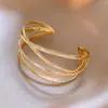2026 Nova Pulseira Popular Transfronteiriça de Zircônia, Estilo de Luxo Leve de Alta Qualidade, Pulseira Elegante, Joias de Design de Nicho Atacado
