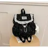 Colección Otoño 2026: Mochila Moderna y Única para Niñas, con Estampados Lindos y Ribete de Encaje