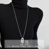 Collar Popular Transfronterizo de Acero de Titanio 2026 Nueva Moda Lujo Ligero Colgante de Diseño Personalizado Accesorio Versátil de Gama Alta