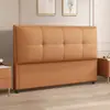 Painel traseiro estofado macio para cabeceira 2025 novo modelo moderno integrado de piso madeira maciça simples luxo leve comprar separadamente