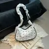 En Stock Entrega Inmediata Diseño de Nicho Bolso de Axila con Lazo para Mujer, Nuevo Bolso de Mano Plisado Dulce, Bolso de Hombro a la Moda