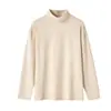 Roupas Masculinas Kuangjue Moletom Térmico de Lã Masculino 2026 Novo Top de Primavera com Gola Meia-Alta Camisa Camada de Base Quente