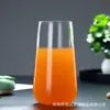 Vaso de jugo transparente de vidrio resistente al calor para el hogar, vaso creativo para beber con viento, vaso de cerveza resistente a altas temperaturas para el verano
